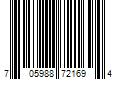 Barcode Image for UPC code 705988721694