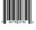 Barcode Image for UPC code 706175207502. Product Name: Nature2 Zodiac W20750 Spa/Hot Tub Mineral Sanitizer Cartridge Stick