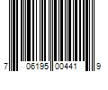 Barcode Image for UPC code 706195004419