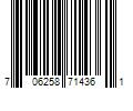 Barcode Image for UPC code 706258714361