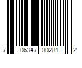 Barcode Image for UPC code 706347002812