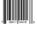 Barcode Image for UPC code 706411044168