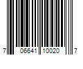 Barcode Image for UPC code 706641100207