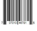 Barcode Image for UPC code 707010467815