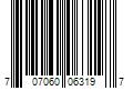 Barcode Image for UPC code 707060063197