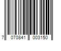 Barcode Image for UPC code 7070841003150