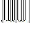 Barcode Image for UPC code 7070866030001