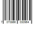 Barcode Image for UPC code 7070866030964