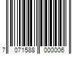 Barcode Image for UPC code 7071588000006