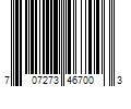 Barcode Image for UPC code 707273467003