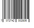 Barcode Image for UPC code 7072742002805