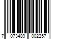 Barcode Image for UPC code 7073489002257