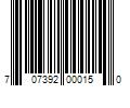 Barcode Image for UPC code 707392000150