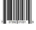 Barcode Image for UPC code 707392010319