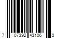 Barcode Image for UPC code 707392431060. Product Name: Simpson Strong-Tie Outdoor Accents Mission 8-1/4-in 12-Gauge Powder-coated Steel L-strap Wood To Wood | APL4