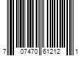 Barcode Image for UPC code 707470612121