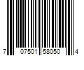 Barcode Image for UPC code 707501580504