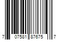 Barcode Image for UPC code 707581876757