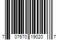 Barcode Image for UPC code 707670190207