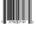 Barcode Image for UPC code 707762071872