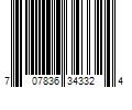 Barcode Image for UPC code 707836343324