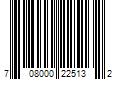 Barcode Image for UPC code 708000225132