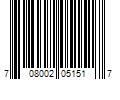 Barcode Image for UPC code 708002051517