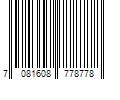 Barcode Image for UPC code 7081608778778