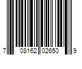 Barcode Image for UPC code 708162026509