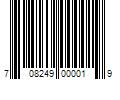 Barcode Image for UPC code 708249000019