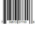 Barcode Image for UPC code 708513077006