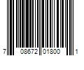 Barcode Image for UPC code 708672018001