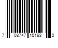 Barcode Image for UPC code 708747151930. Product Name: Gourmet Nut Power Up Trail Mix Mega Omega 26 Ounce