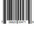 Barcode Image for UPC code 708820004719