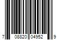 Barcode Image for UPC code 708820049529