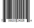 Barcode Image for UPC code 708820240254