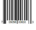 Barcode Image for UPC code 709056006003