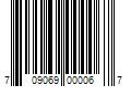 Barcode Image for UPC code 709069000067