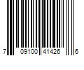 Barcode Image for UPC code 709100414266