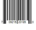 Barcode Image for UPC code 709215201850