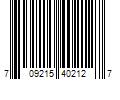 Barcode Image for UPC code 709215402127