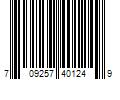 Barcode Image for UPC code 709257401249