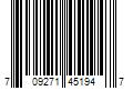 Barcode Image for UPC code 709271451947