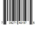 Barcode Image for UPC code 709271481975