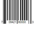 Barcode Image for UPC code 709421600003