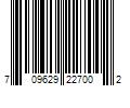 Barcode Image for UPC code 709629227002