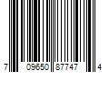 Barcode Image for UPC code 709650877474