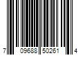 Barcode Image for UPC code 709688502614