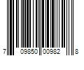 Barcode Image for UPC code 709850009828