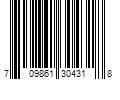 Barcode Image for UPC code 709861304318